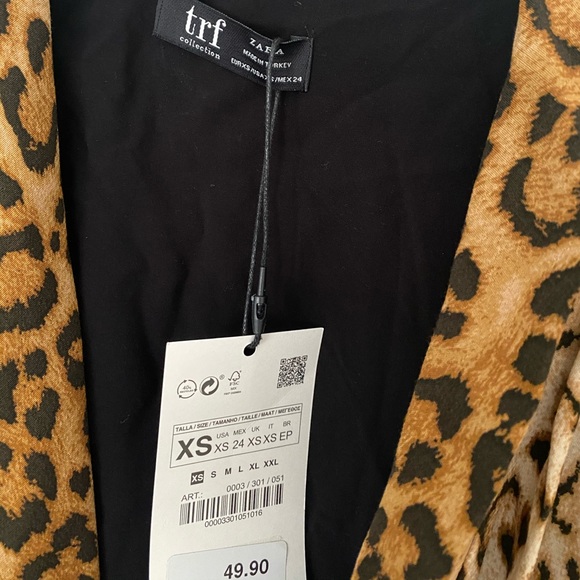 NWT Zara wrap tie leopard romper 🔥🐆 - Picture 5 of 6
